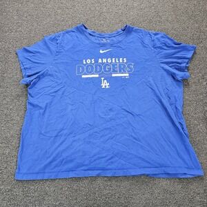 Nike Los Angeles Dodgers MLB T-Shirt Mens 3XL Blue Short Sleeve Graphic Tee